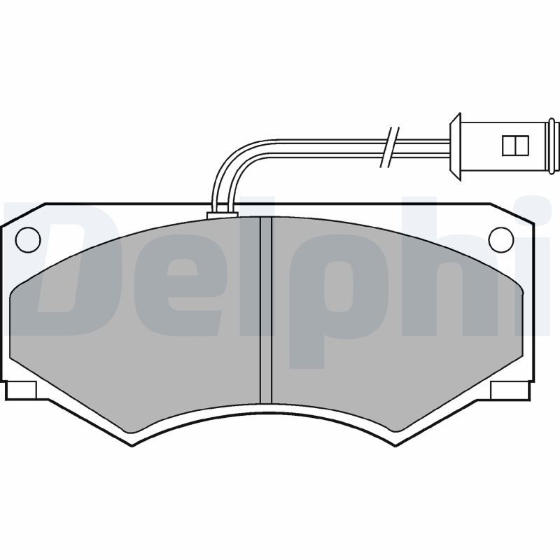 DELPHI LP584 Brake pad set, disc brake