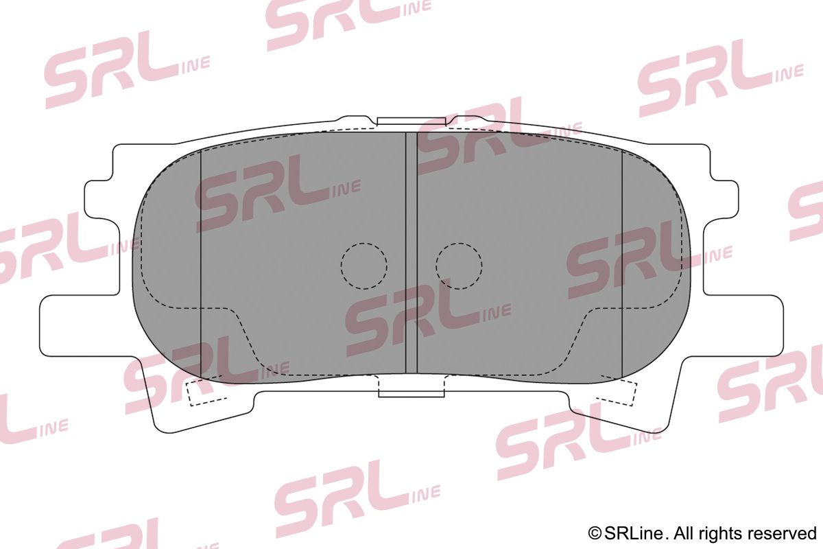 SRLINE S70-1571 Brake pad set, disc brake