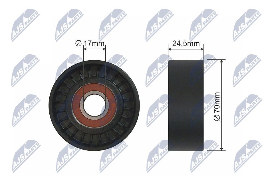 NTY RNK-TY-029 Belt tensioner, v-ribbed belt