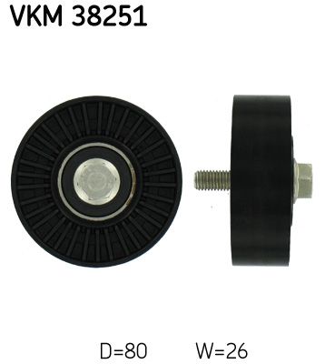 SKF VKM 38251 Deflection/guide pulley, v-ribbed belt