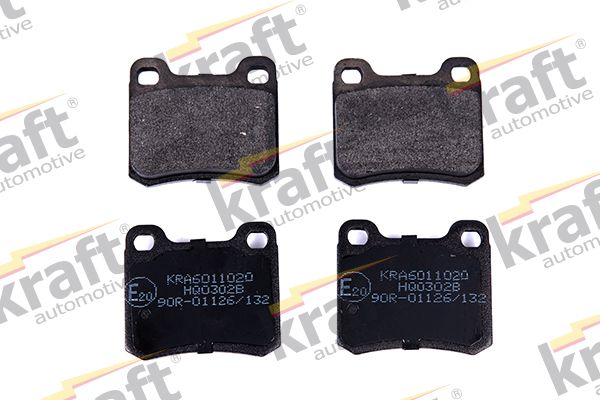 KRAFT AUTOMOTIVE 6011020 Brake pad set, disc brake