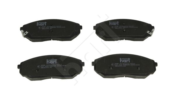 HART 221 666 Stabdžių trinkelių rinkinys, diskinis stabdys