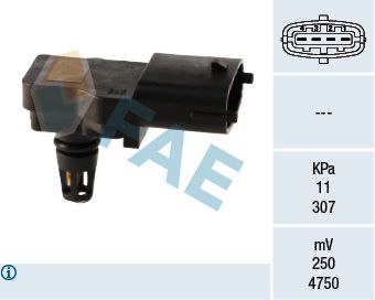 FAE 15036 Sensor, boost pressure
