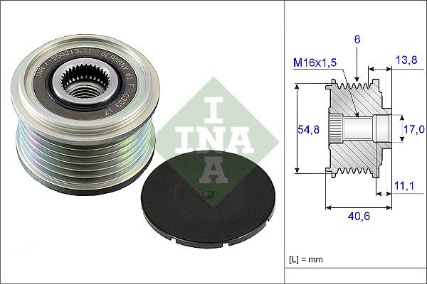 SCHAEFFLER INA 535 0102 10 Alternator freewheel clutch