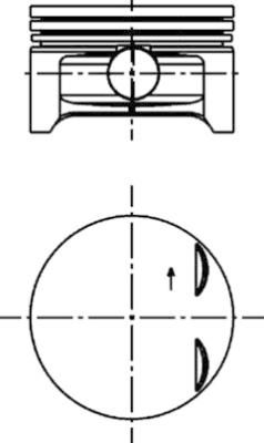 KOLBENSCHMIDT 40383600 Piston