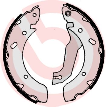BREMBO S 30 504 Brake shoe set