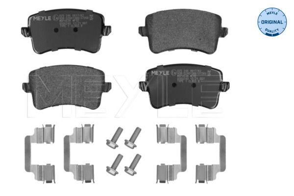 MEYLE 025 246 0617/K2 Brake pad set, disc brake