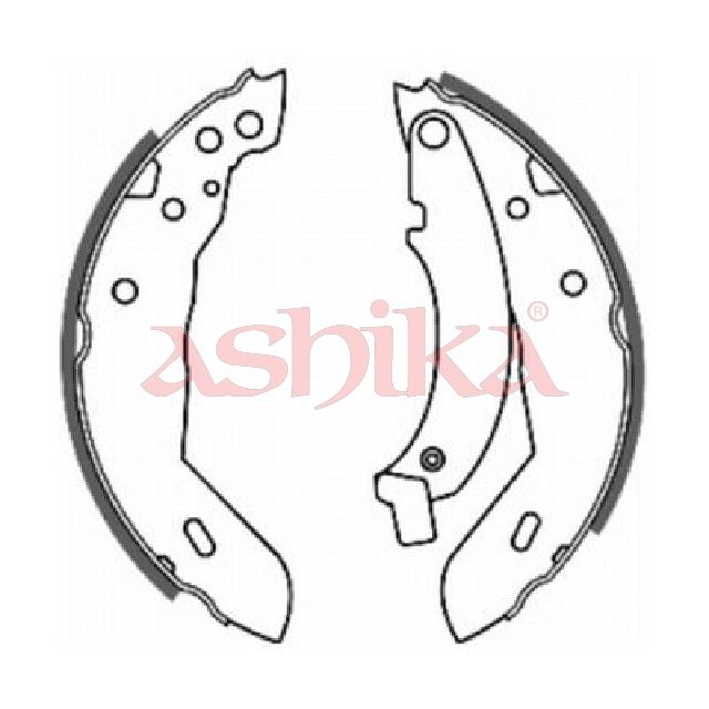 ASHIKA 55-00-0718 Brake shoe set