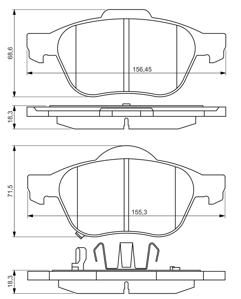 Brake Pad Set, disc brake-4