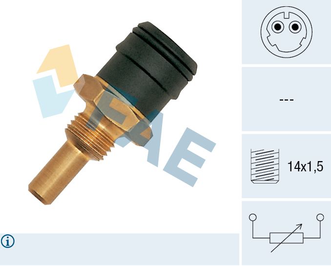 FAE 33280 Sensor, coolant temperature