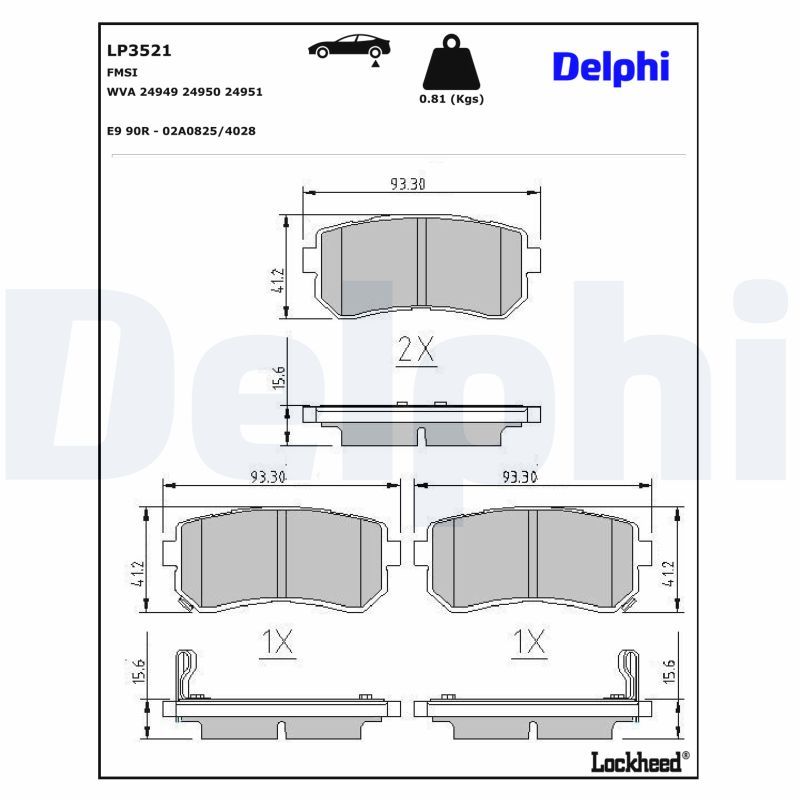 Brake Pad Set, disc brake-2