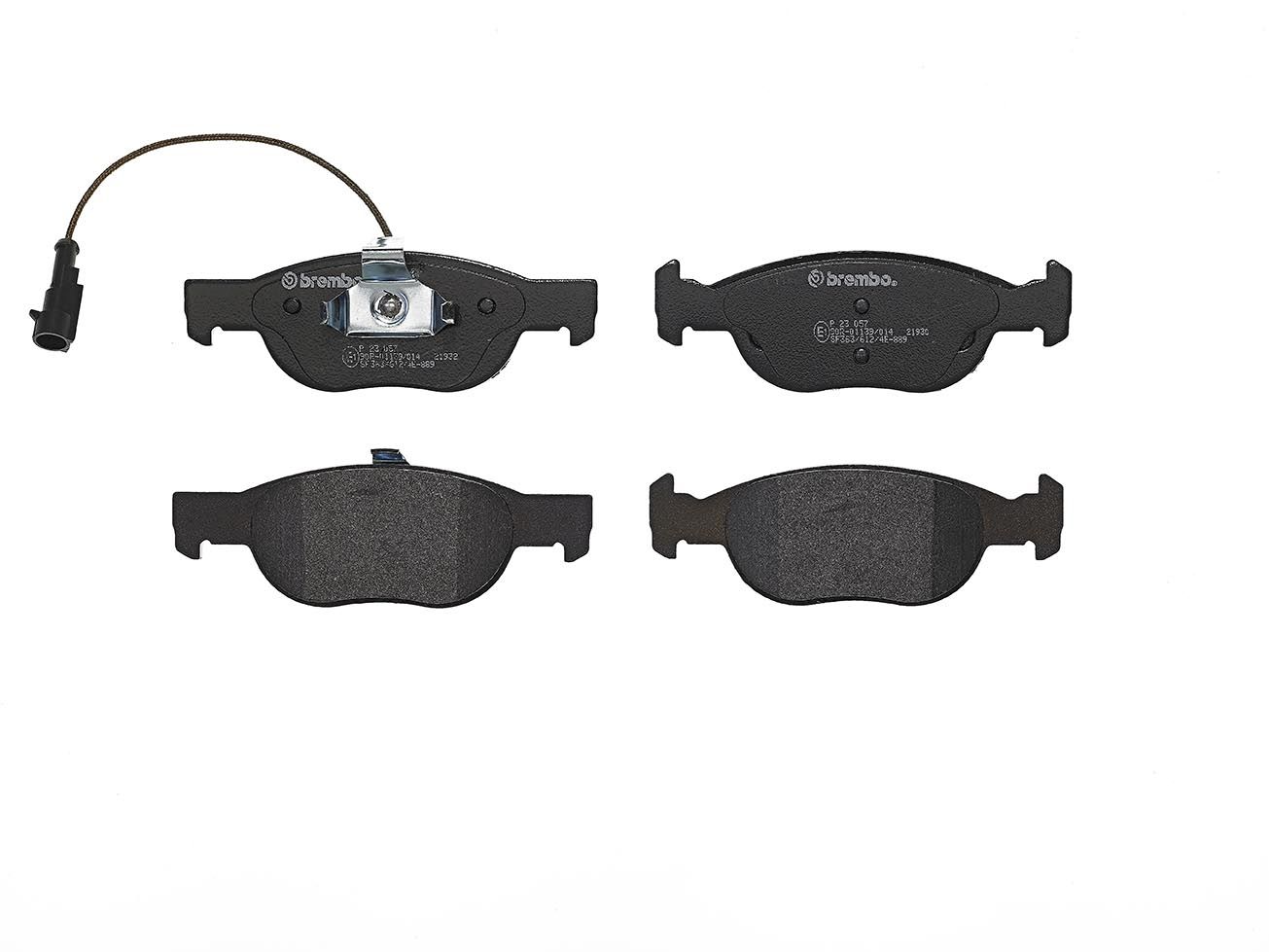 BREMBO P 23 057 Brake pad set, disc brake