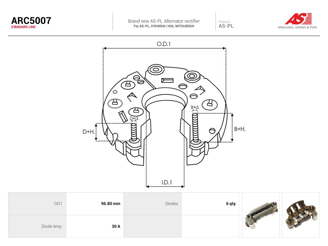 Rectifier, alternator-2