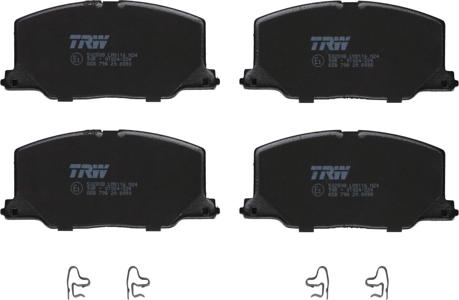 TRW GDB798 Brake pad set, disc brake