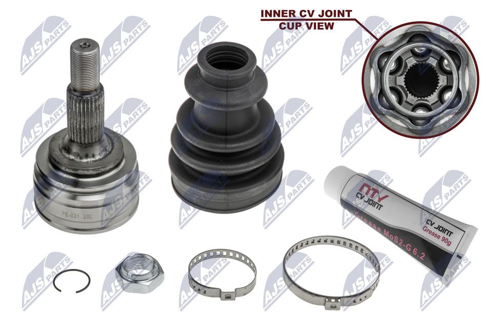 NTY NPZ-PE-031 Joint kit, drive shaft