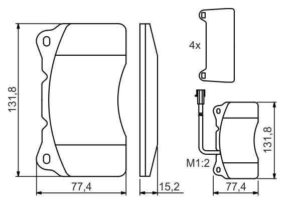 Brake Pad Set, disc brake-7