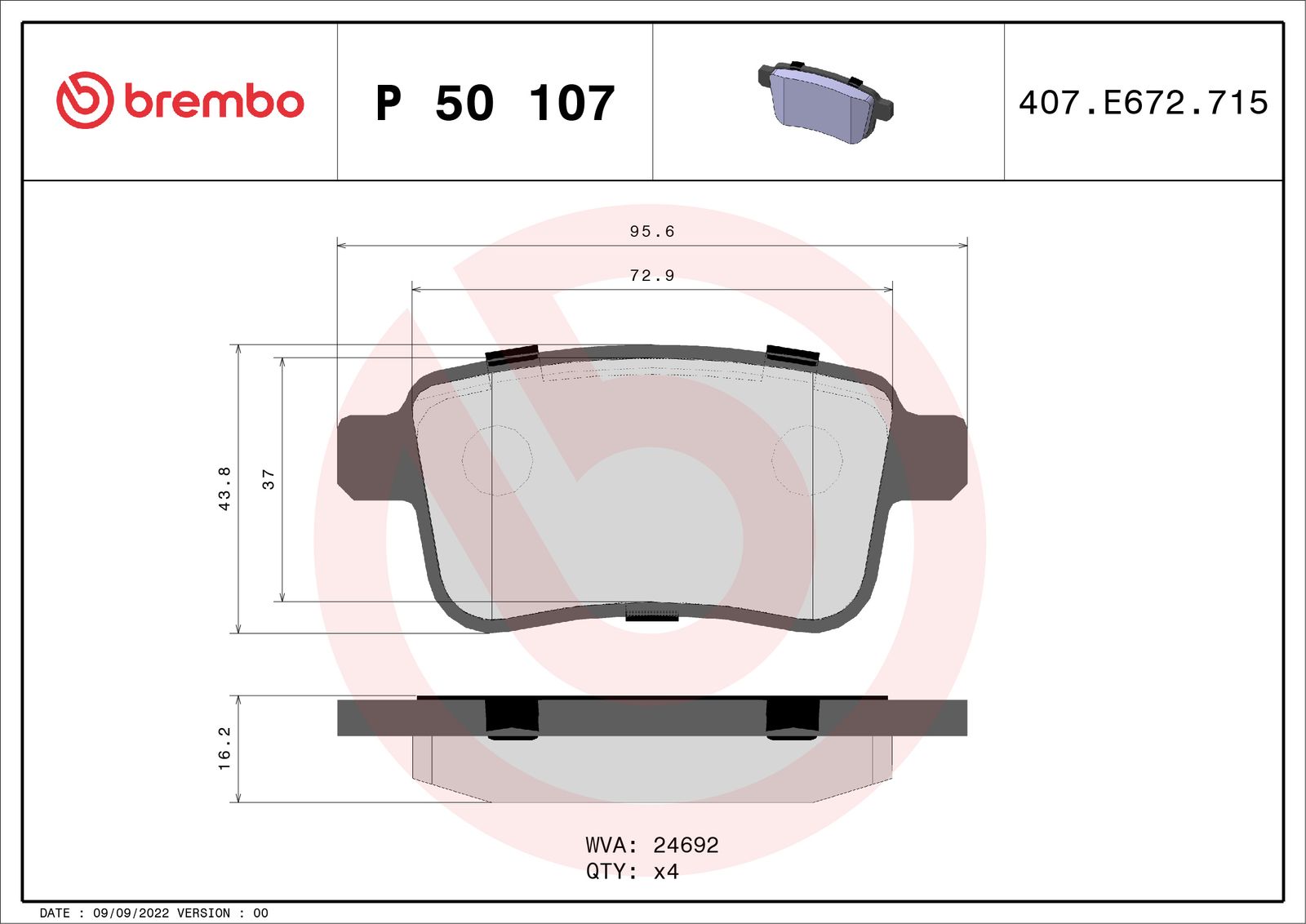 Brake Pad Set, disc brake-1
