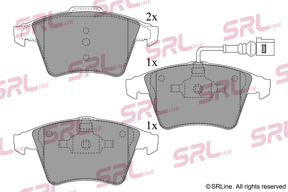 SRLINE S70-0136 Brake pad set, disc brake