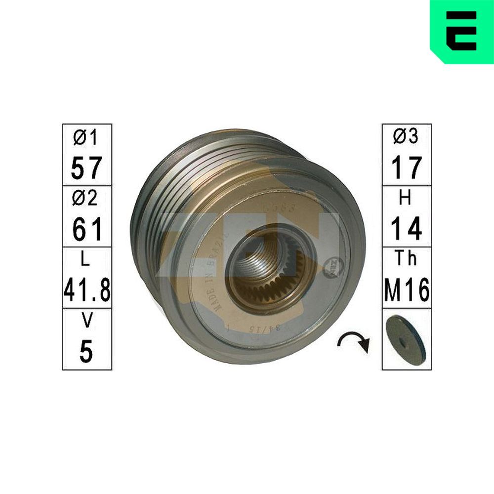 Alternator Freewheel Clutch