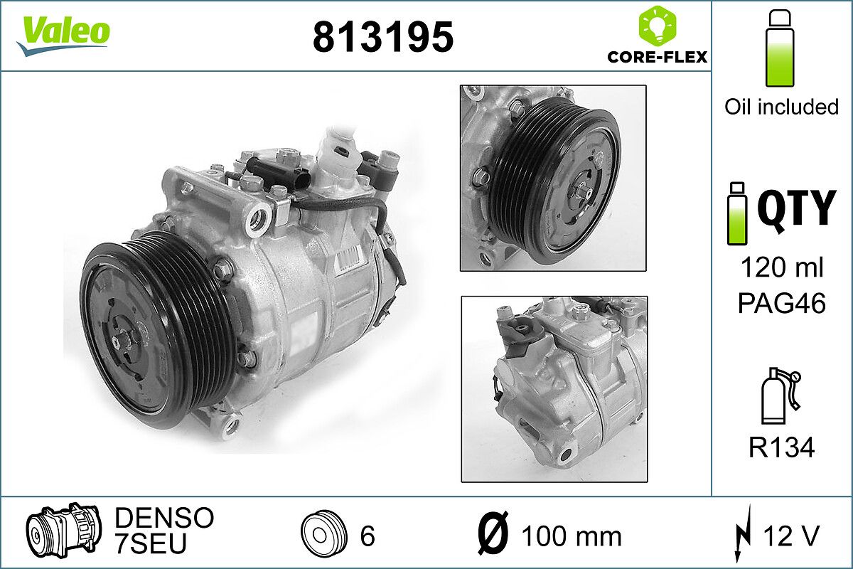 VALEO 813195 Compressor, air conditioning