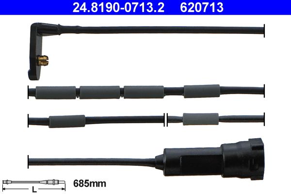 ATE 24.8190-0713.2 Warning contact, brake pad wear