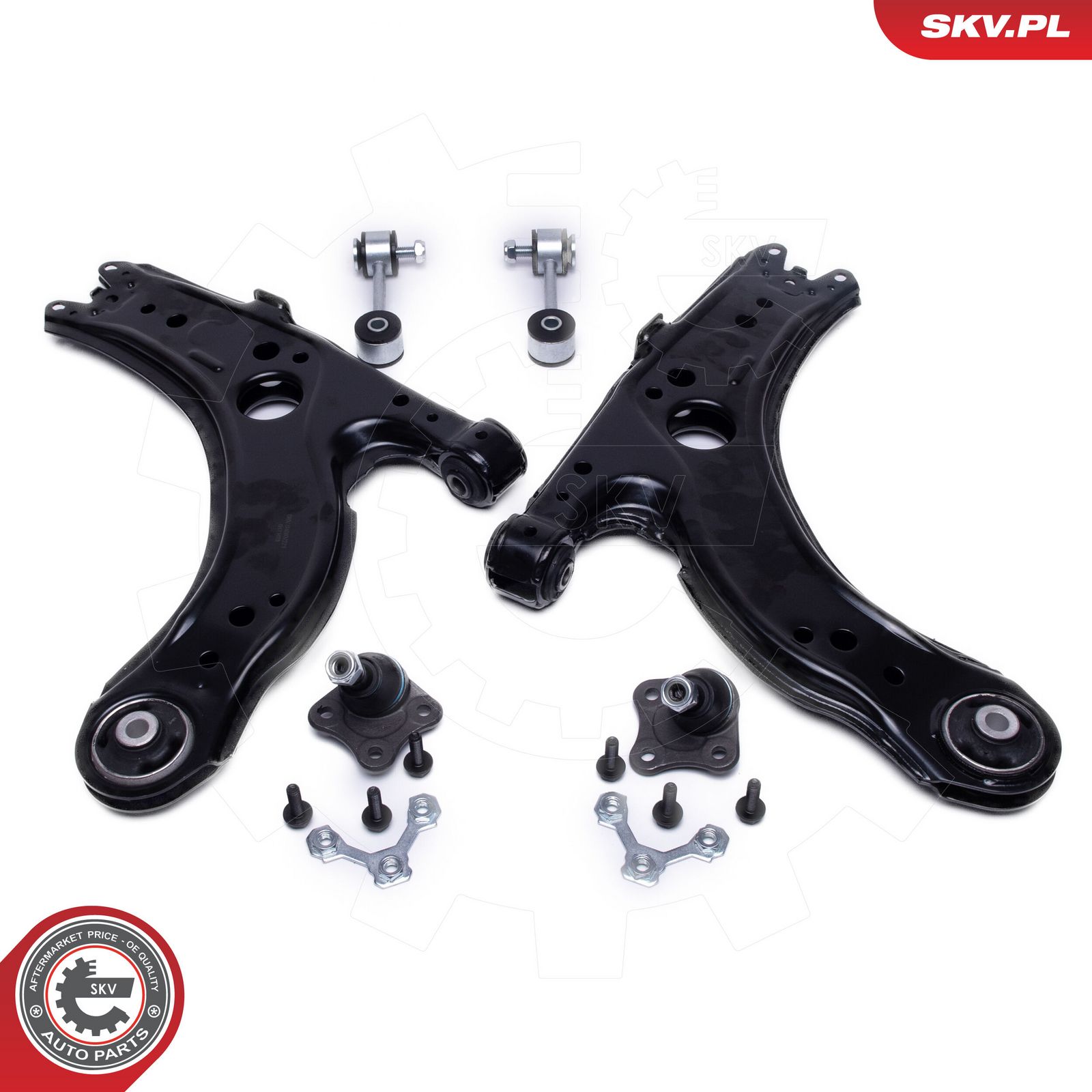 Control/Trailing Arm Kit, wheel suspension