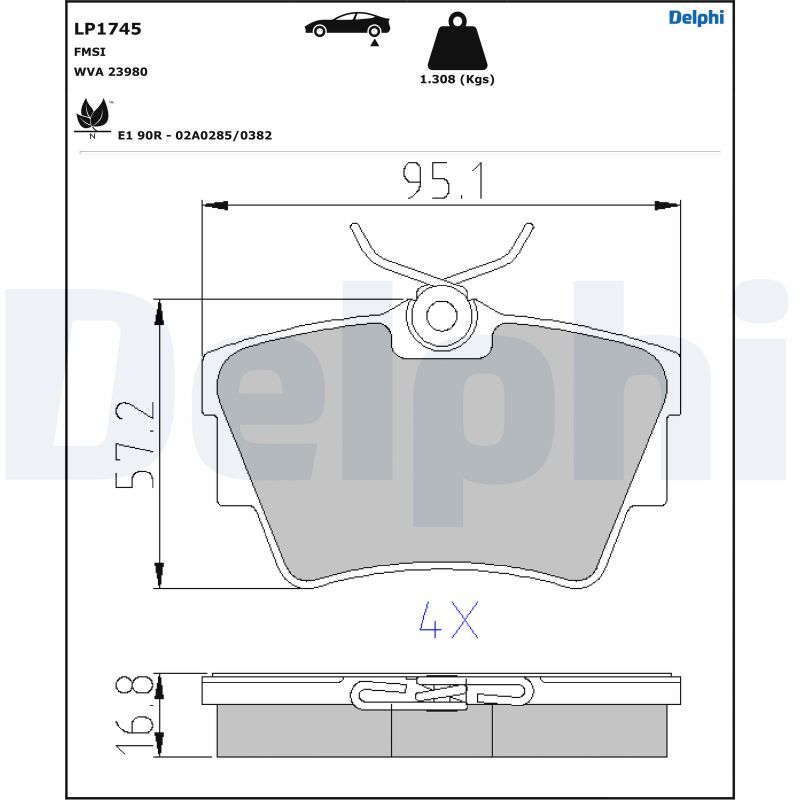 Brake Pad Set, disc brake-4
