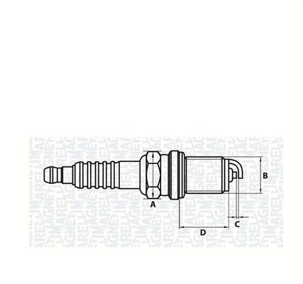 MAGNETI MARELLI 062000776304 Spark plug