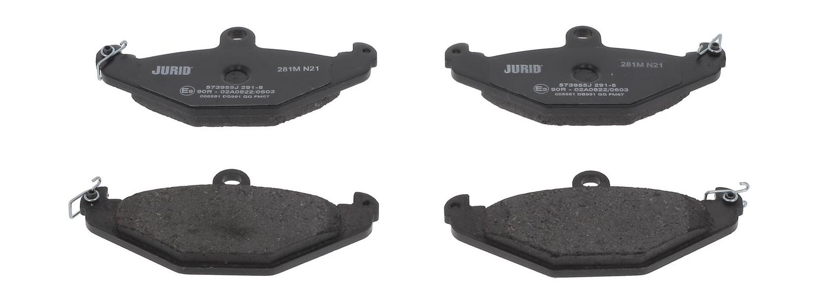 JURID 573955J Brake pad set, disc brake