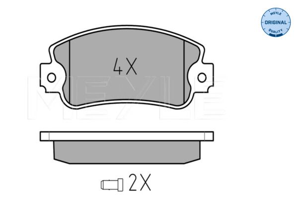 stabdžių trinkelių rinkinys, diskinis stabdys-1