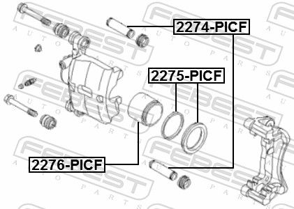 Repair Kit, brake caliper-1