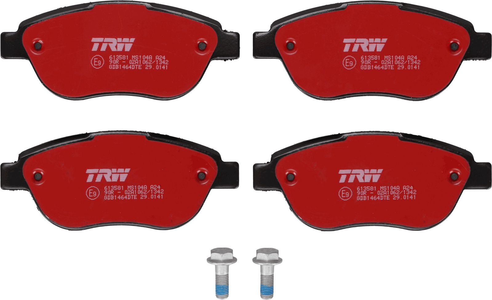 TRW GDB1464DTE Brake pad set, disc brake