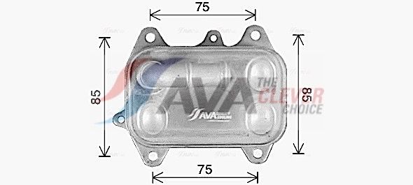 AVA CLEVER CHOICE AI3451 Oil cooler, engine oil