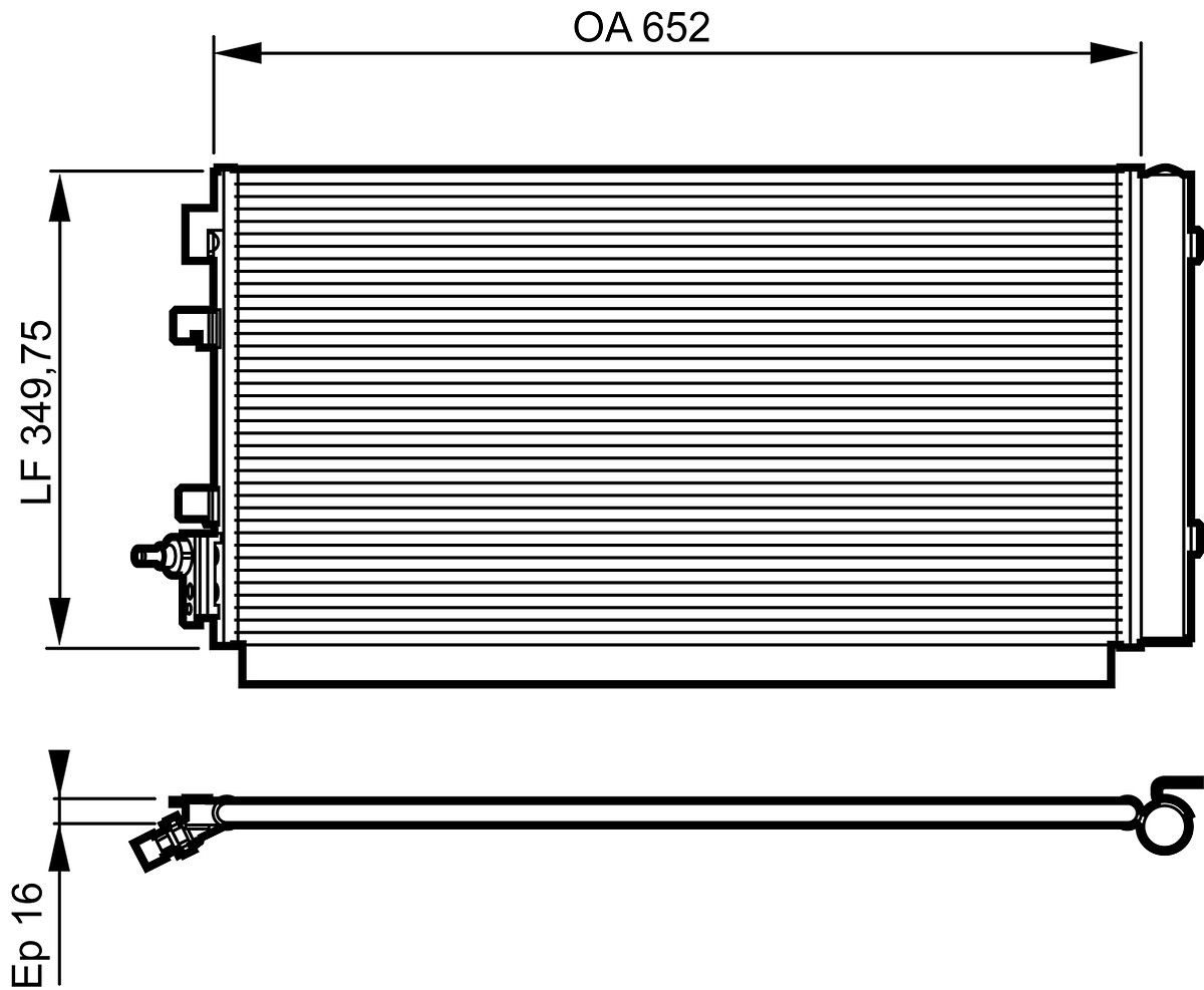 VALEO 814187 Condenser, air conditioning