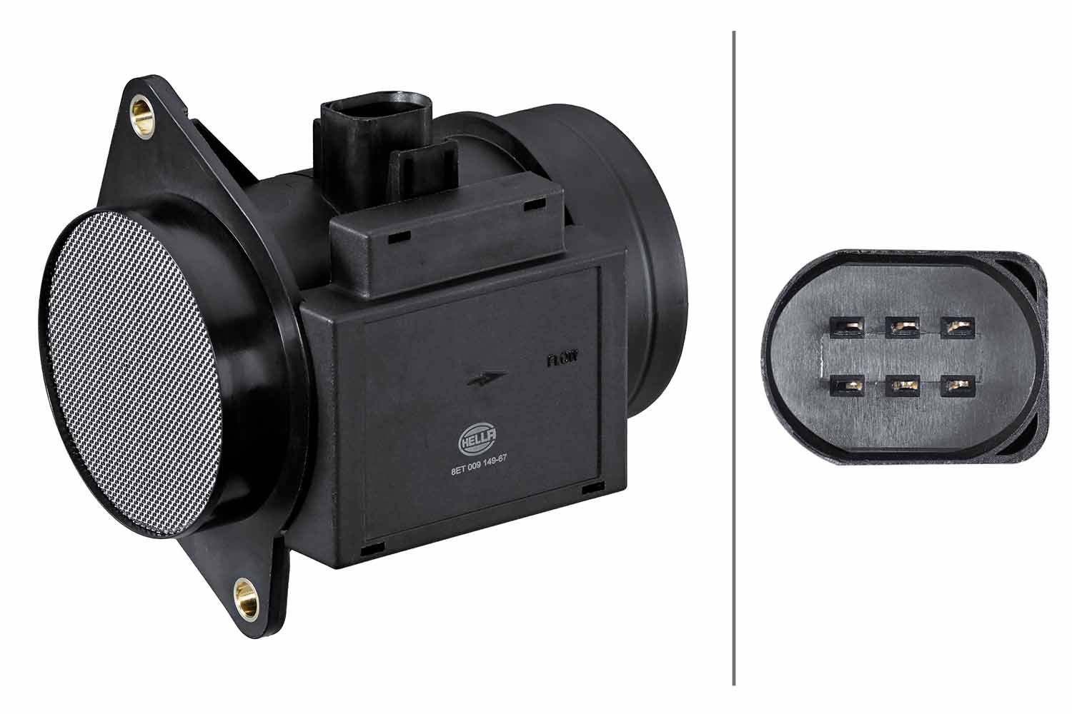 HELLA 8ET 009 142-671 Mass air flow sensor