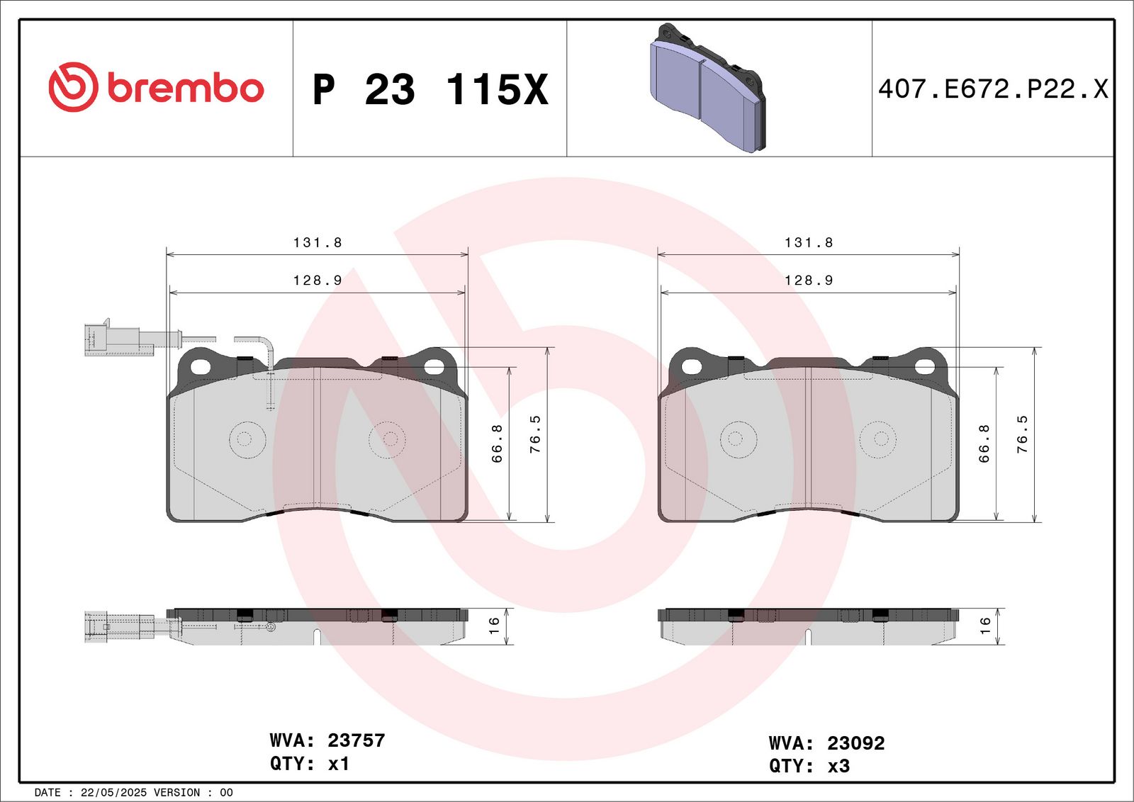Brake Pad Set, disc brake-3