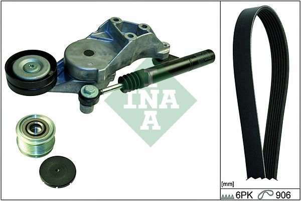 SCHAEFFLER INA 529 0094 10 V formos rumbuotas diržas, komplektas