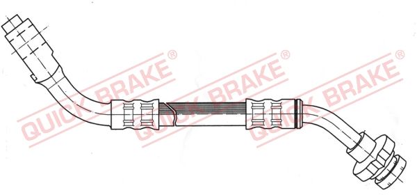 QUICK BRAKE 50.025 Brake hose