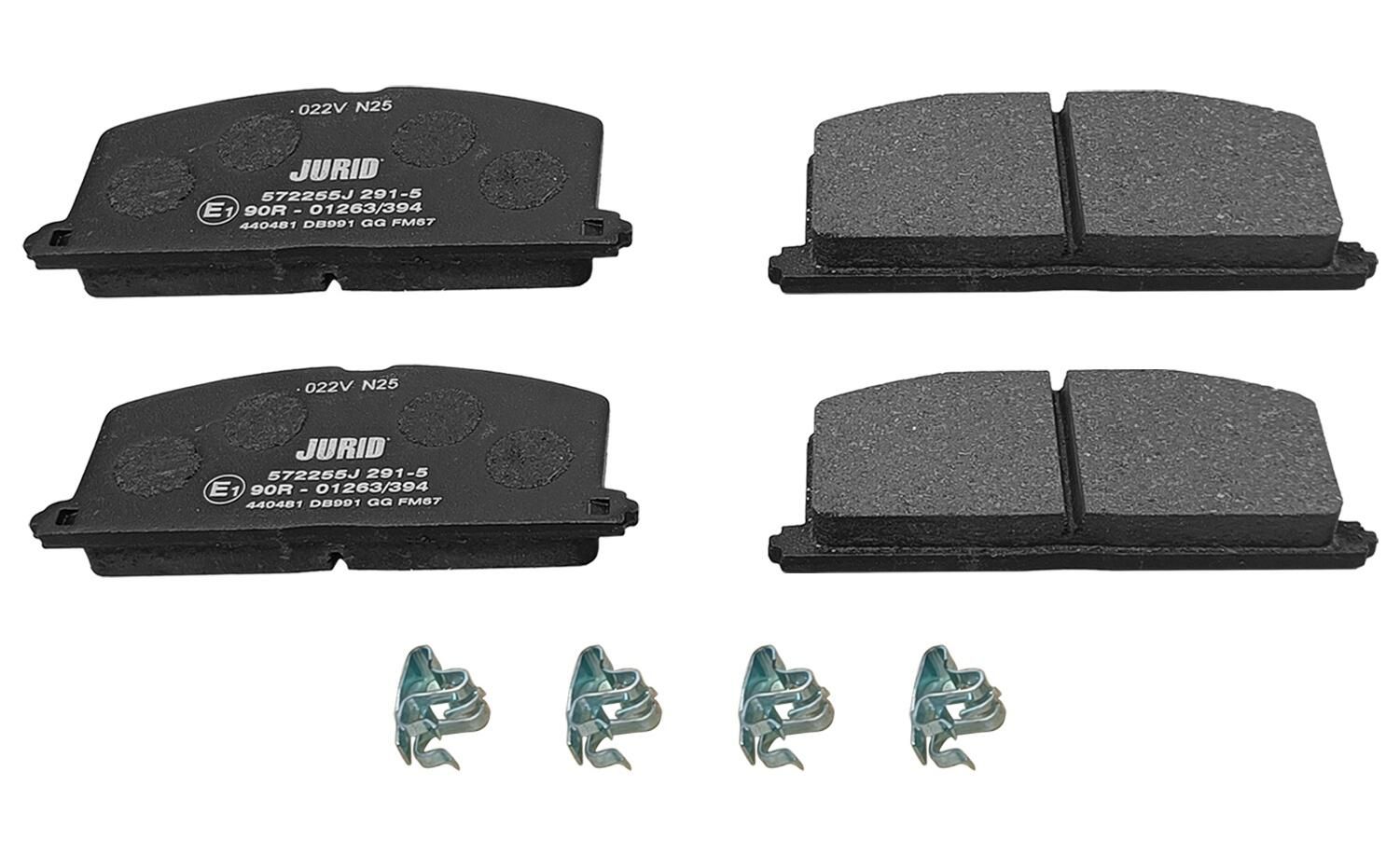 JURID 572255J Brake pad set, disc brake