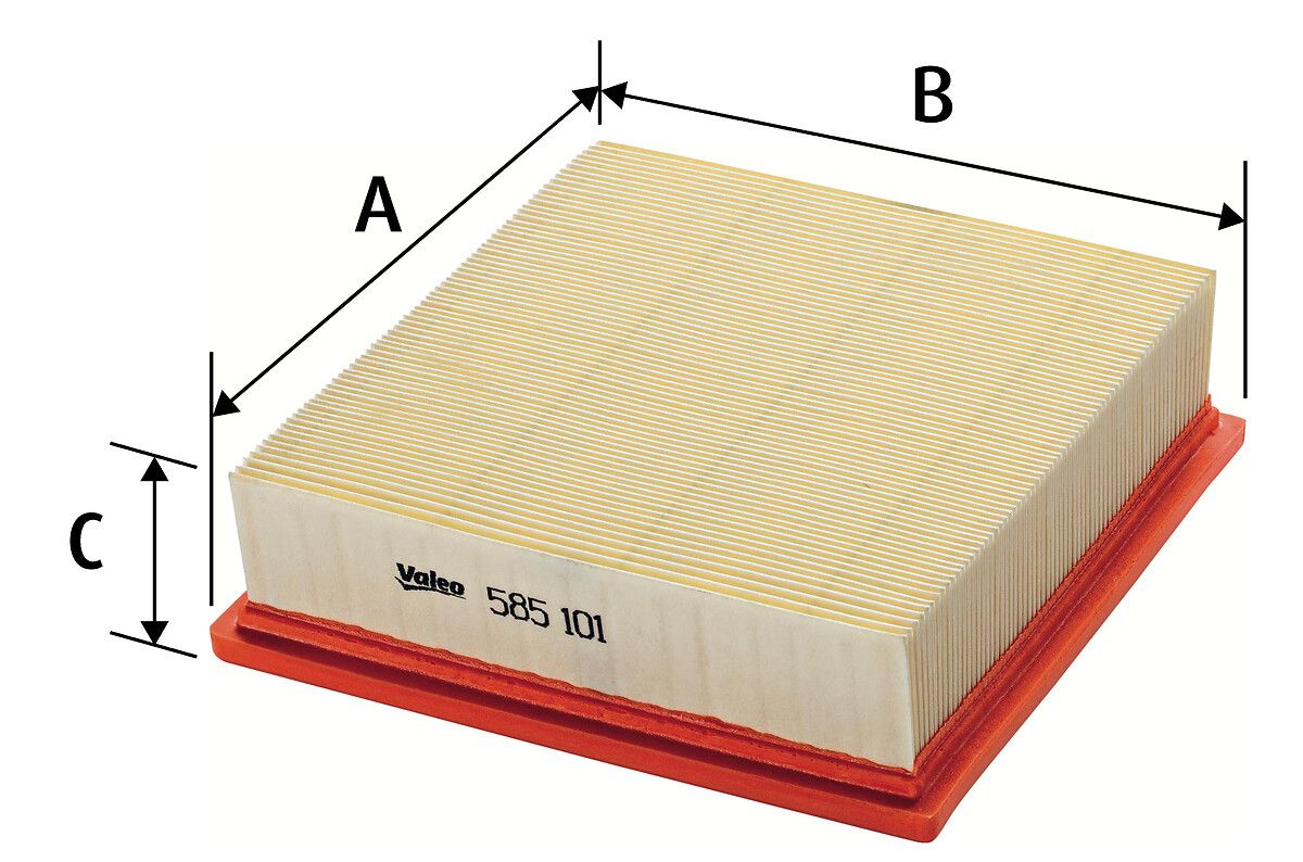 VALEO 585101 Oro filtras