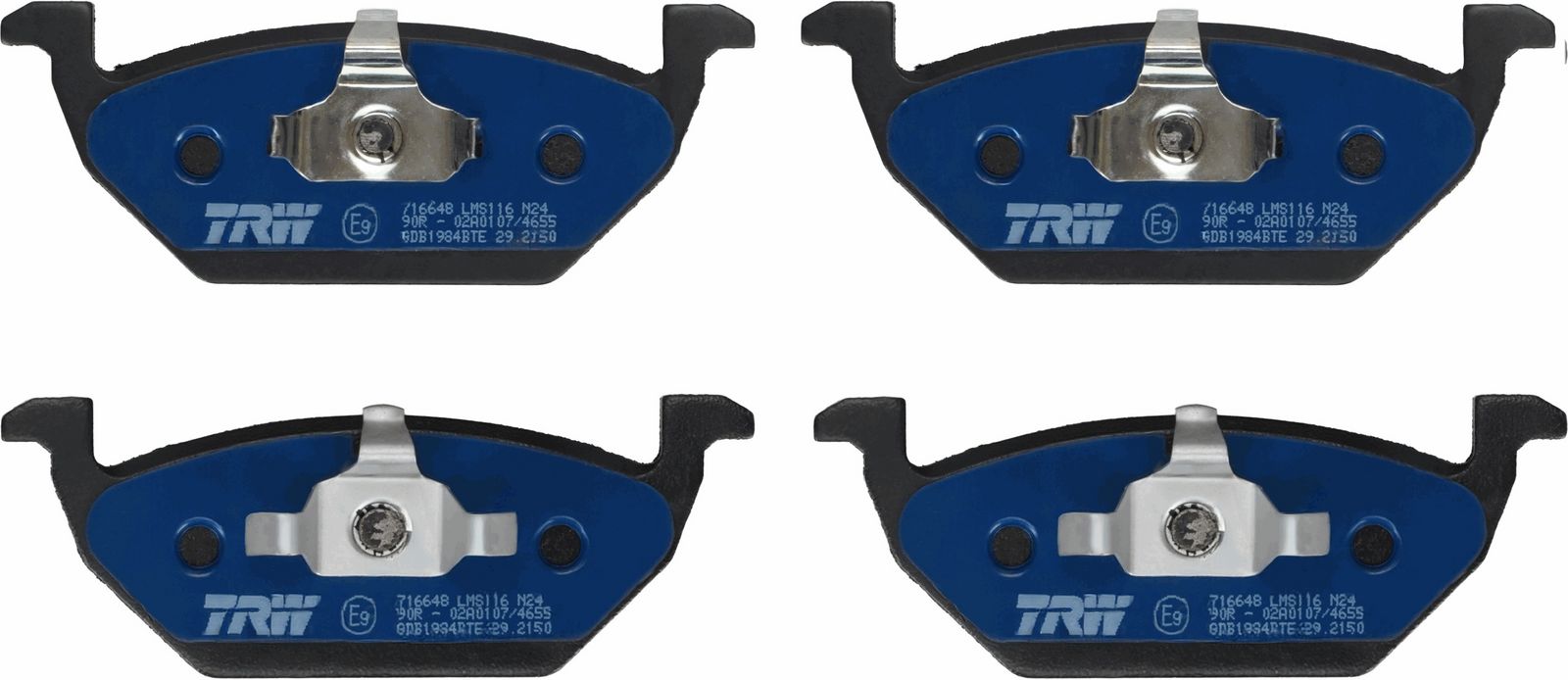 TRW GDB1984BTE Brake pad set, disc brake