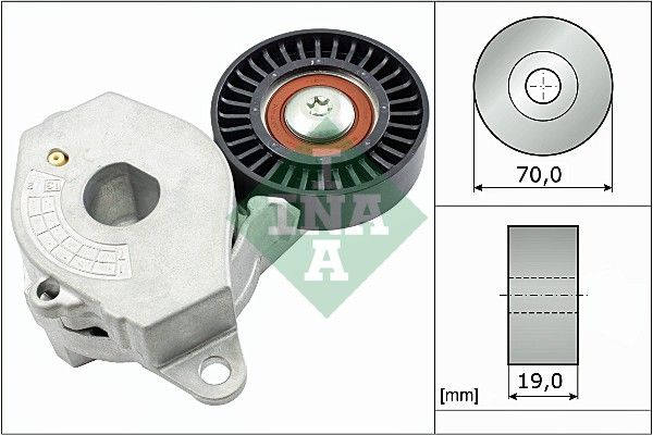 SCHAEFFLER INA 534 0545 10 Belt tensioner, v-ribbed belt
