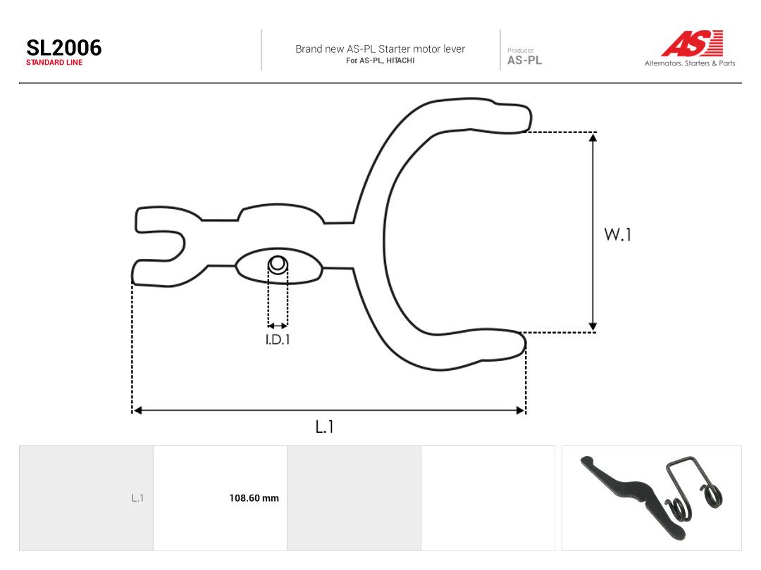 Starter Lever, carburettor-1