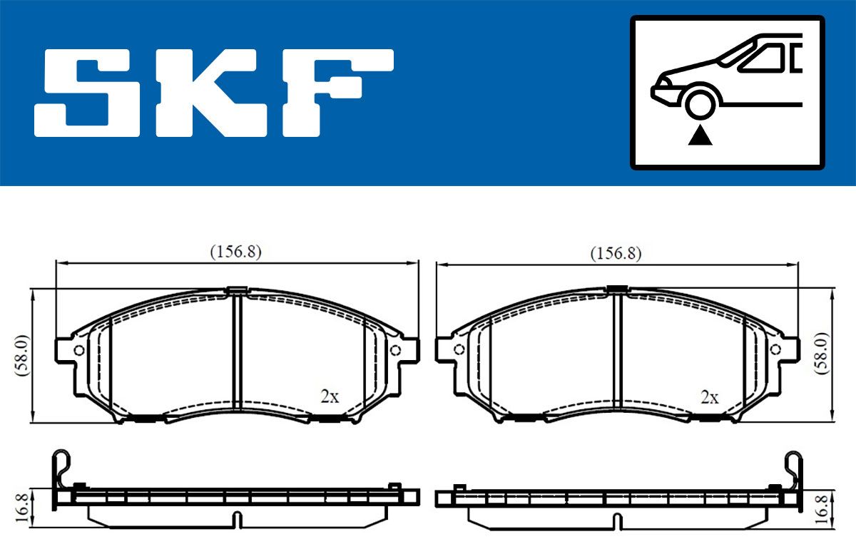Brake Pad Set, disc brake-1
