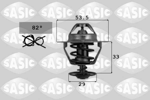SASIC 9000107 Thermostat, coolant