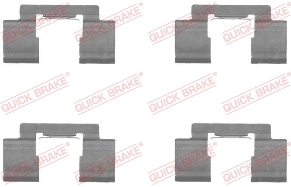 QUICK BRAKE 109-1732 Accessory kit, disc brake pad
