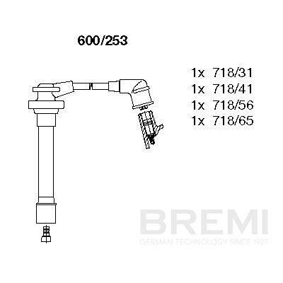 BREMI 600/253 Ignition cable kit