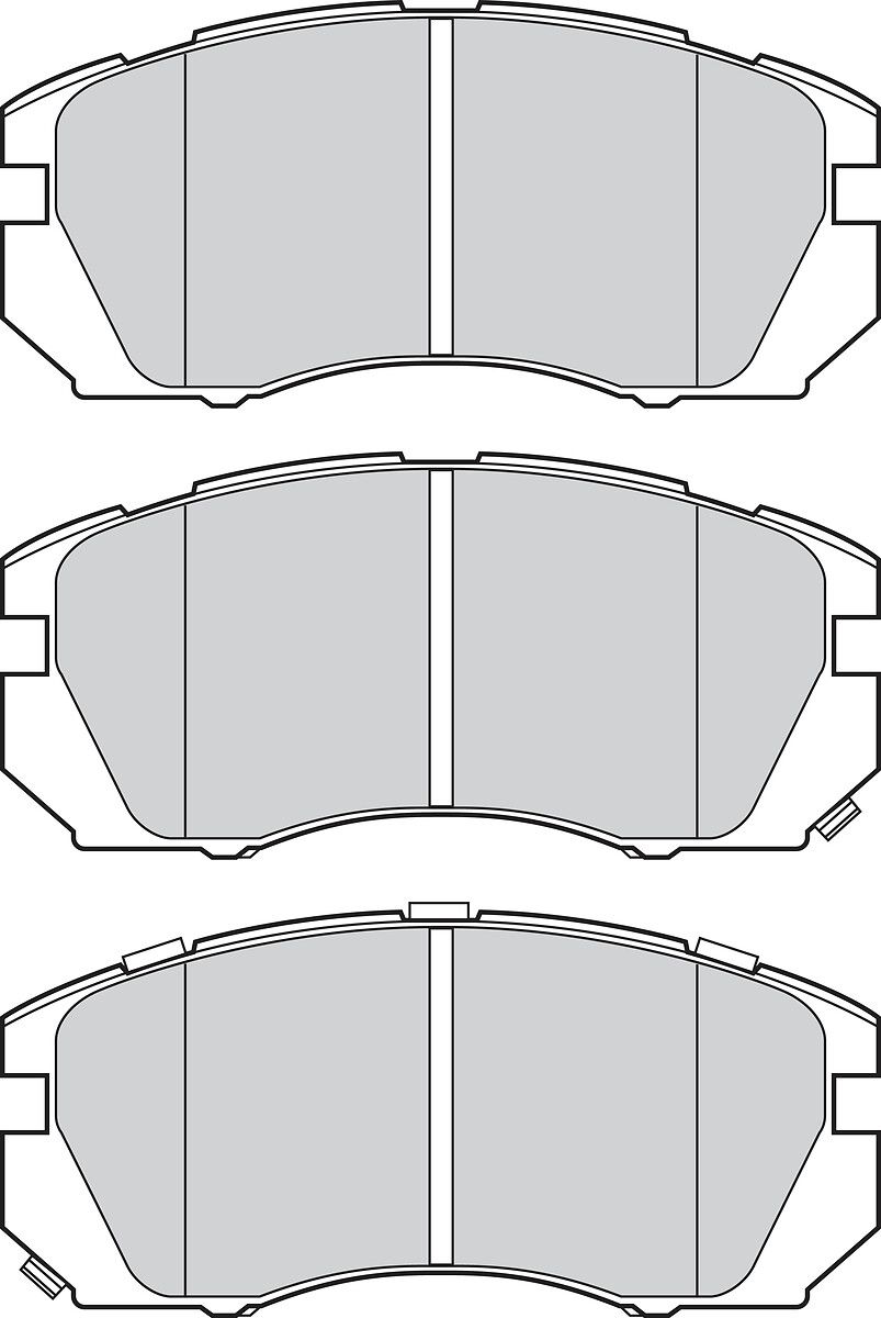 Brake Pad Set, disc brake-1