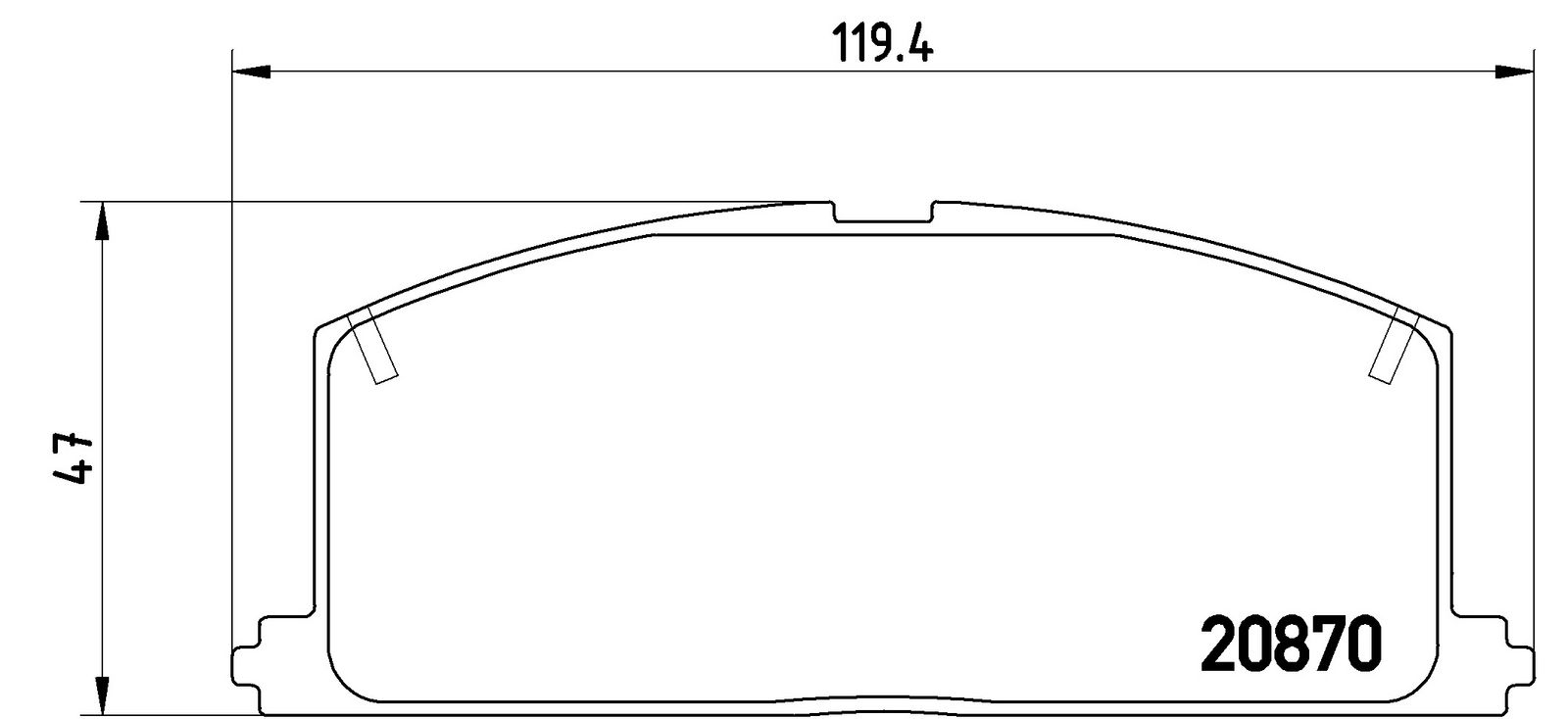 Brake Pad Set, disc brake-1