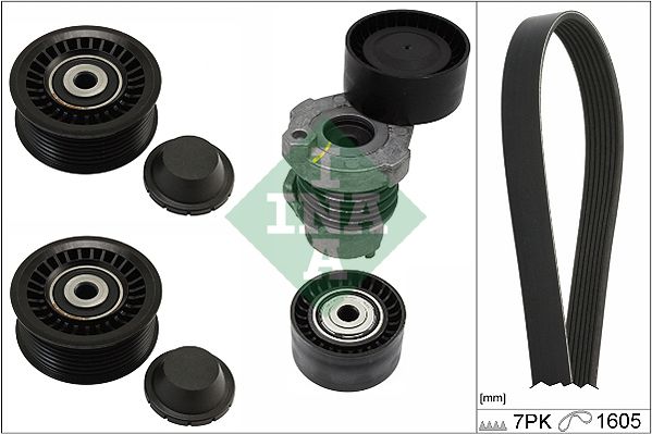 SCHAEFFLER INA 529 0316 10 V-ribbed belt set